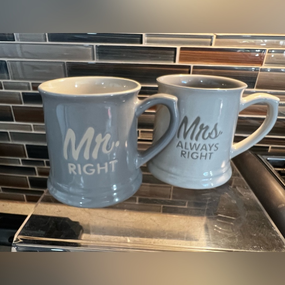Mr & Mrs Mugs & Coffee Mugs Set in gift box